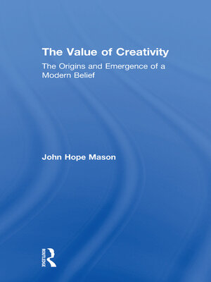 cover image of The Value of Creativity